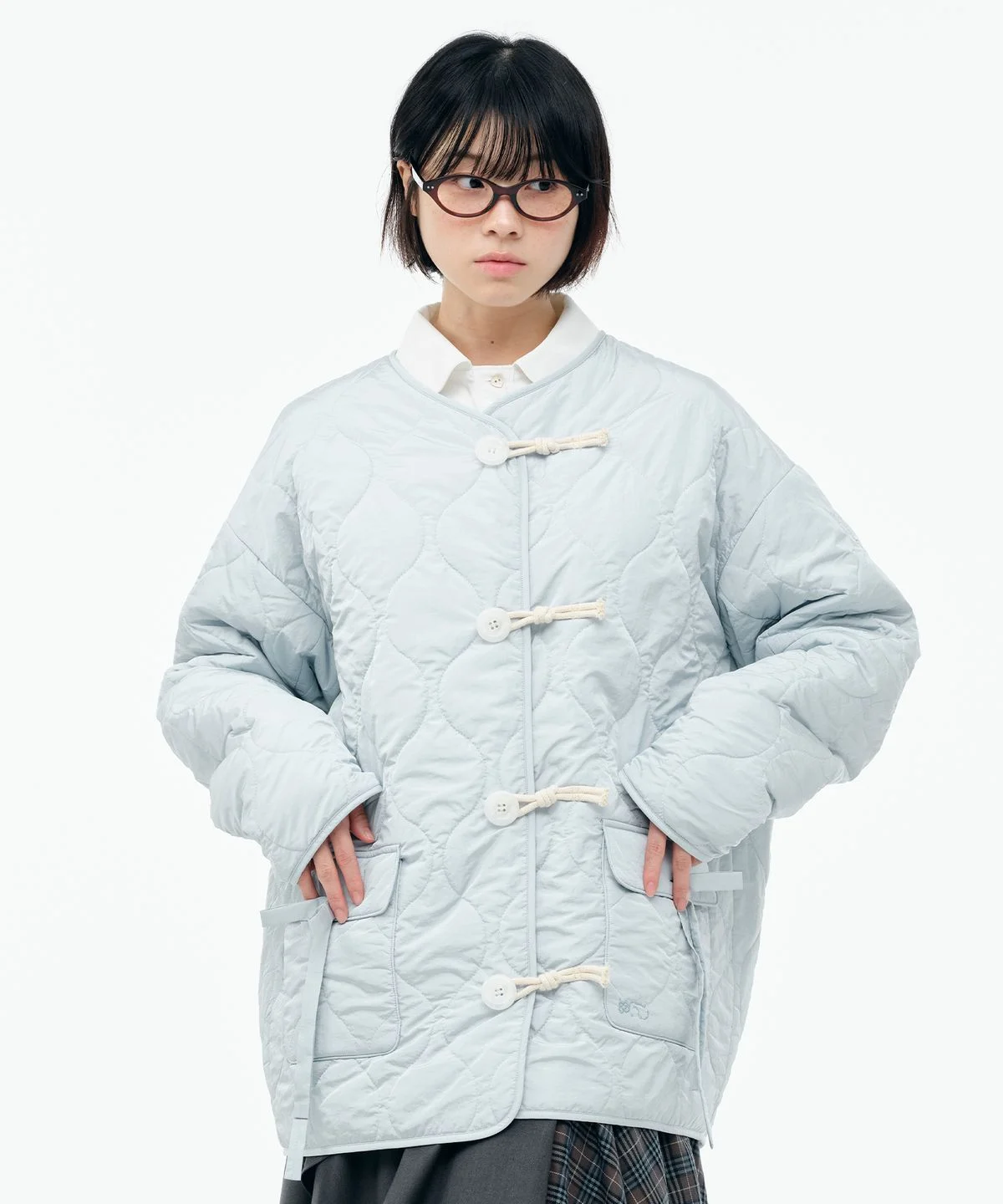 뚜오미오 RIBBON QUILTED JACKET TM03B5O06-LG 리본 포인트에 반해서 2주 내내 입고 다녔어요