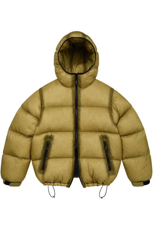 LM CLOUD COLOR LAYERED HOOD DOWN JP (MUSTARD) 색감 천재 록히드마틴 머스타드 레이어드 후드 다운 L35UJD031MUD 입고 2주간 느낀 가벼움