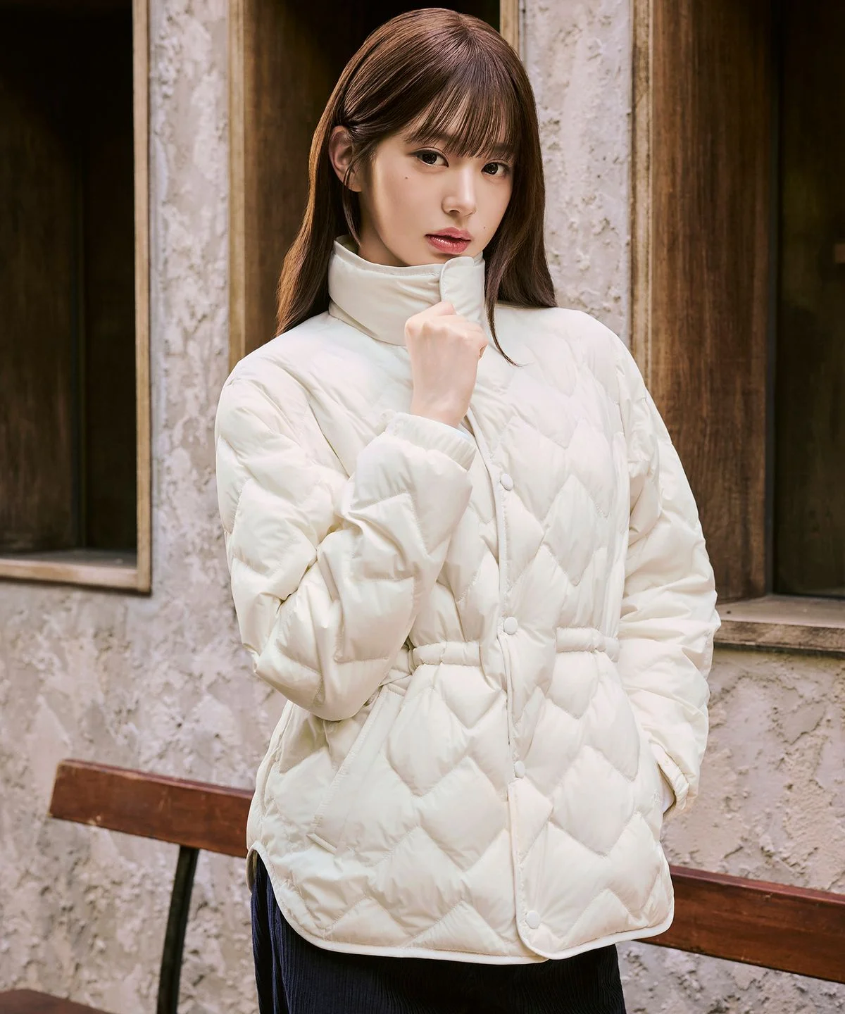 아이더 써모락 여성 슬림 블렌드 미들 패딩 DWU26544W6 선물하려다 제가 입기로 했어요